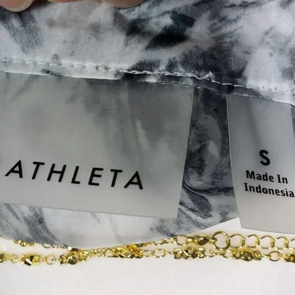 ATHLETA Inspire Hoodie Sheer Vest Cobblestone Jacket S NWOT - Picture 7 of 8